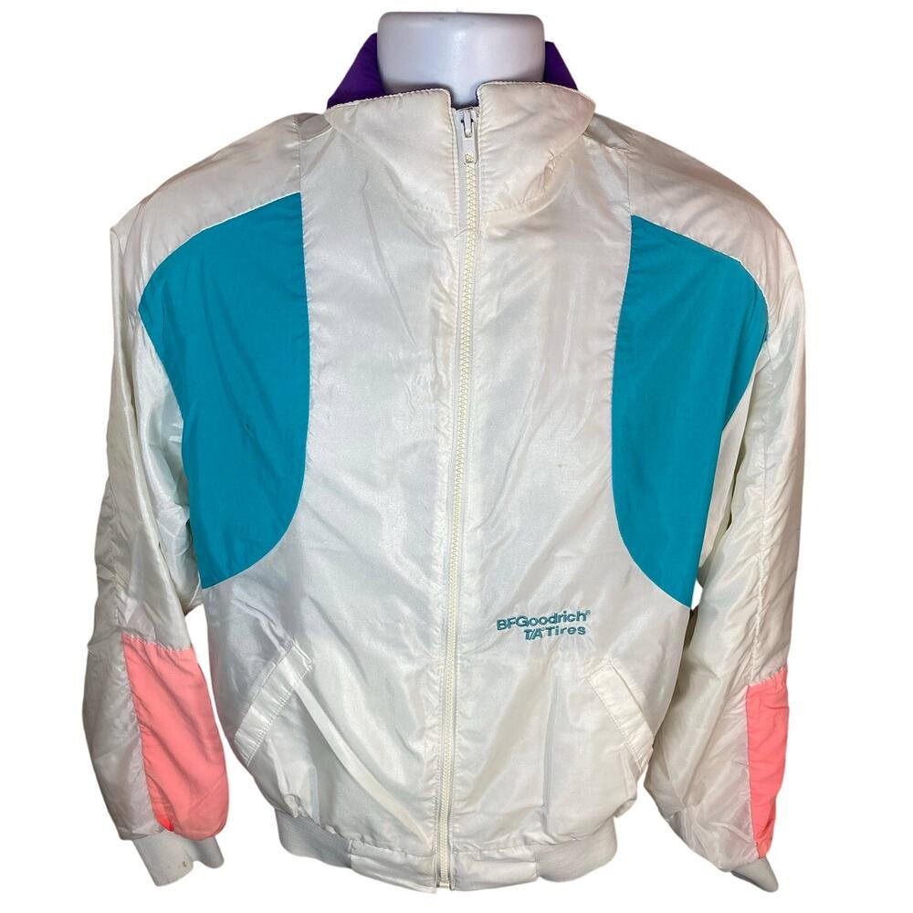 SWINGSTER Vintage Windbreaker — Small Made in USA BF Goodrich